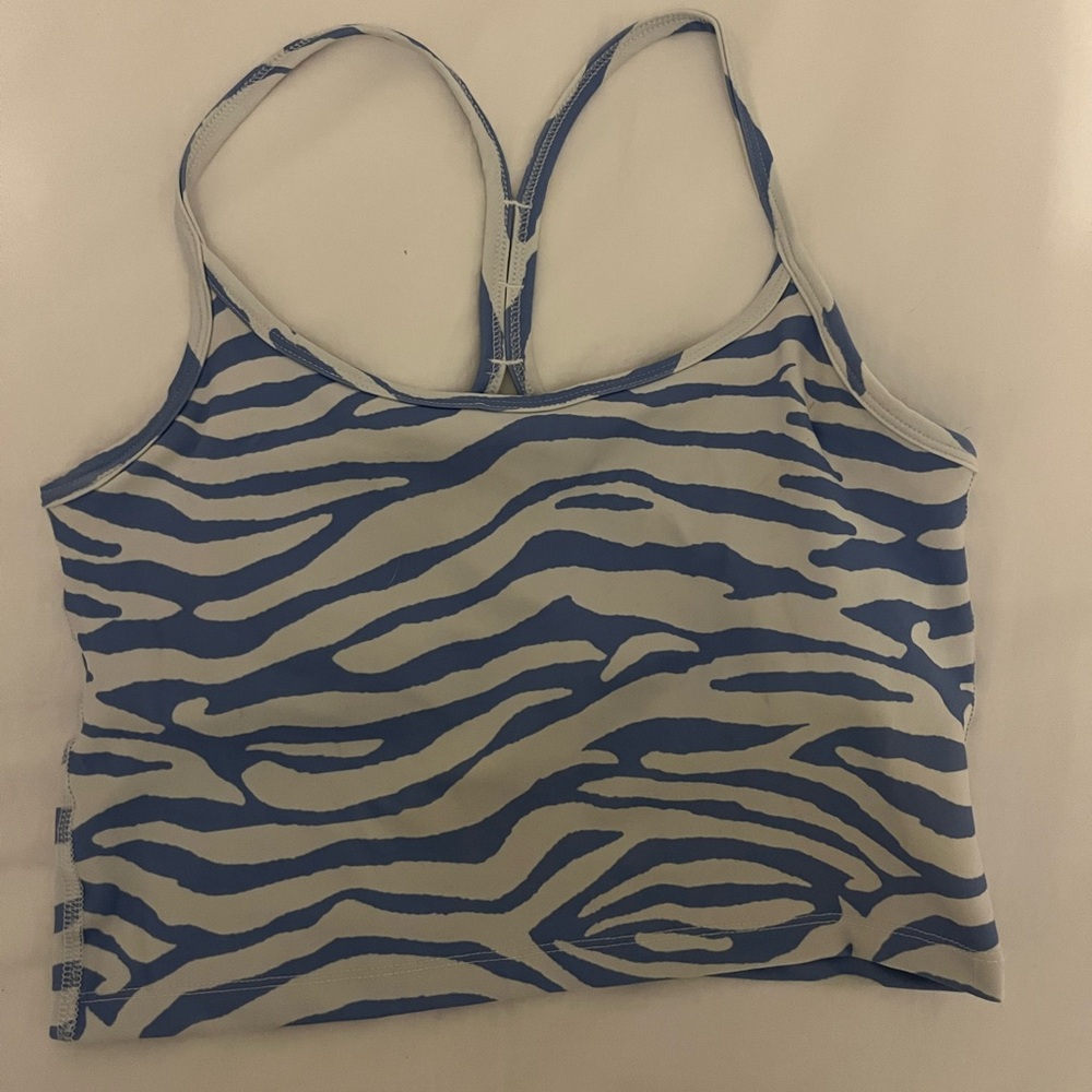 Girls cropped workout tank top